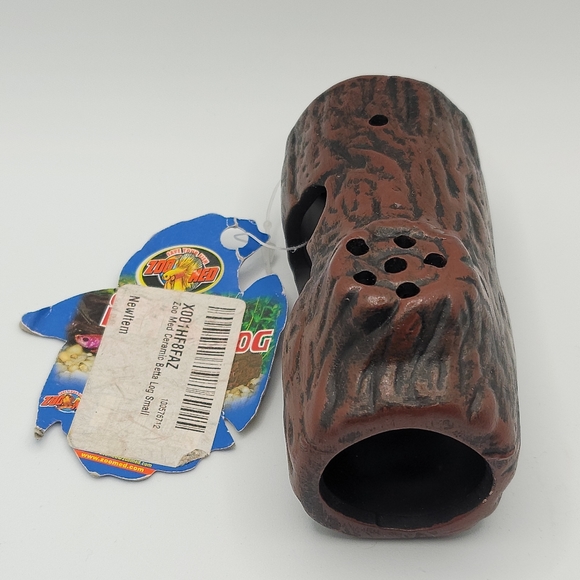 Zoo Med Ceramic Betta Log Aquarium Ornament Brown 4.25 in, Small - Picture 4 of 5